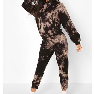 Tie dye sweat suit set